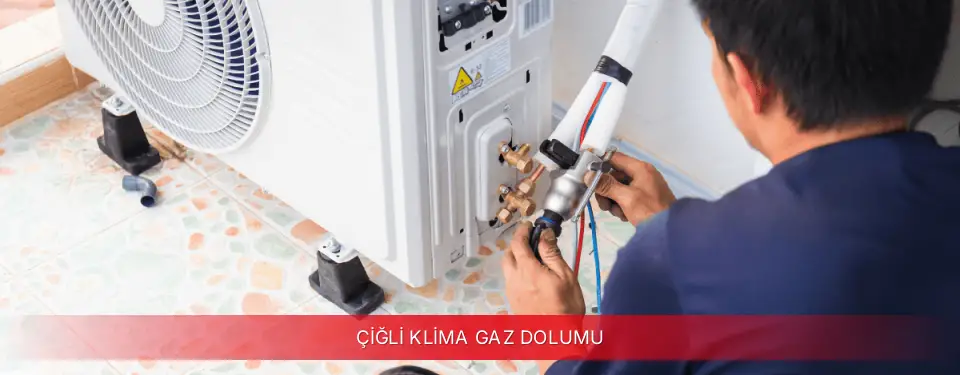 Çiğli İlçemi Dijitsu Klima Gaz Dolumu